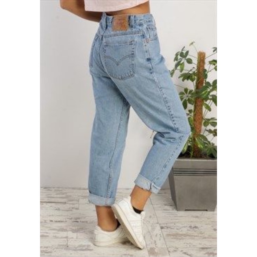 Levi’s Vintage 550 Classic Relaxed Tapered Women’s Jeans Denim Size 14 M - Picture 1 of 6